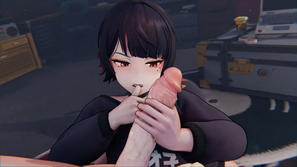 [StarryMomoko] Ellen oral + handjob