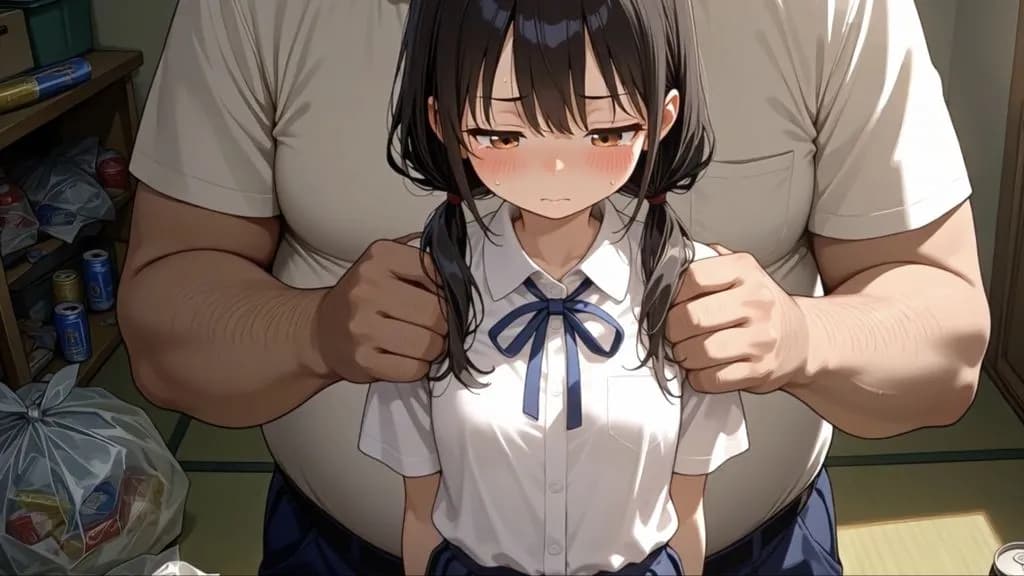 [とりあたま(Toriatama)] 【アニメ】汚部屋おじさんのいいなりになって性教育されちゃう動画